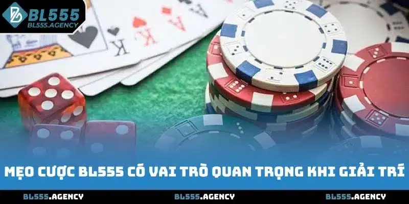 Mẹo cược BL555 có vai trò quan trọng khi giải trí
